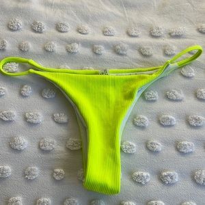 Neon Yellow bikini bottom